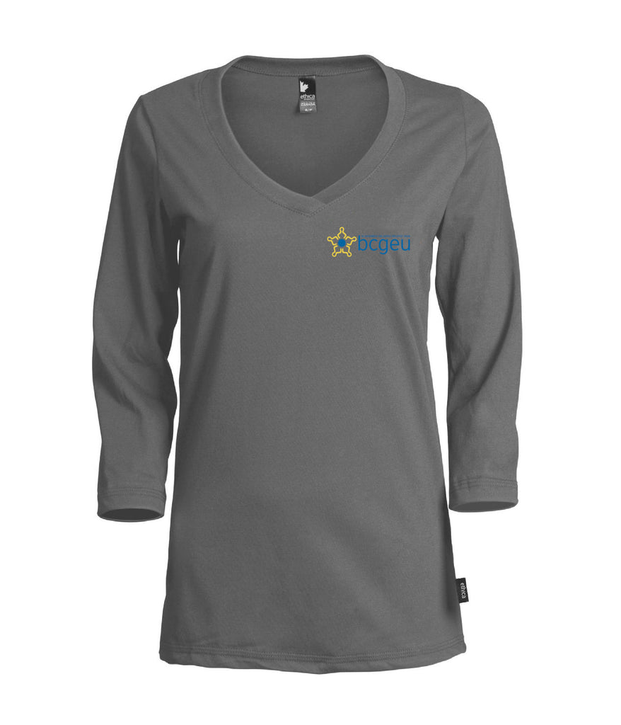 Women’s V-neck ¾ sleeve T-Shirt